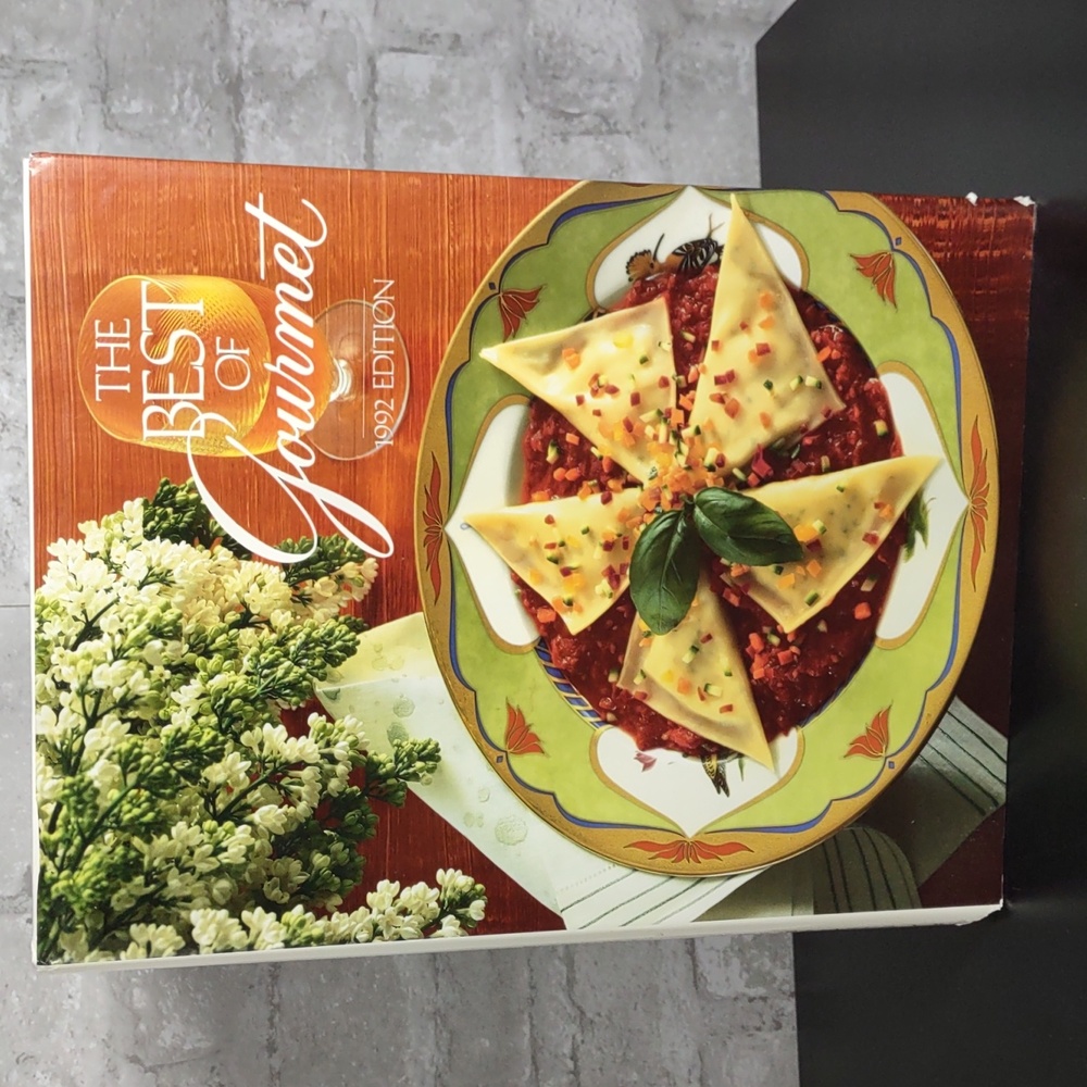 The Best Of Gourmet 1992 Edition Cookbook